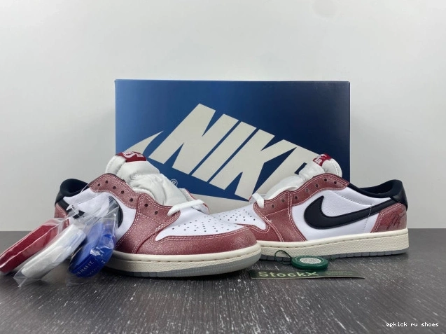 Rep 1 ROOM BLACK' X OG LOW JORDAN AIR FN0432-017 TROPHY 'RED 0711